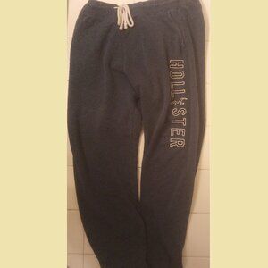 Hollister Blue Plaid USA Mans Size Large Sweatpants